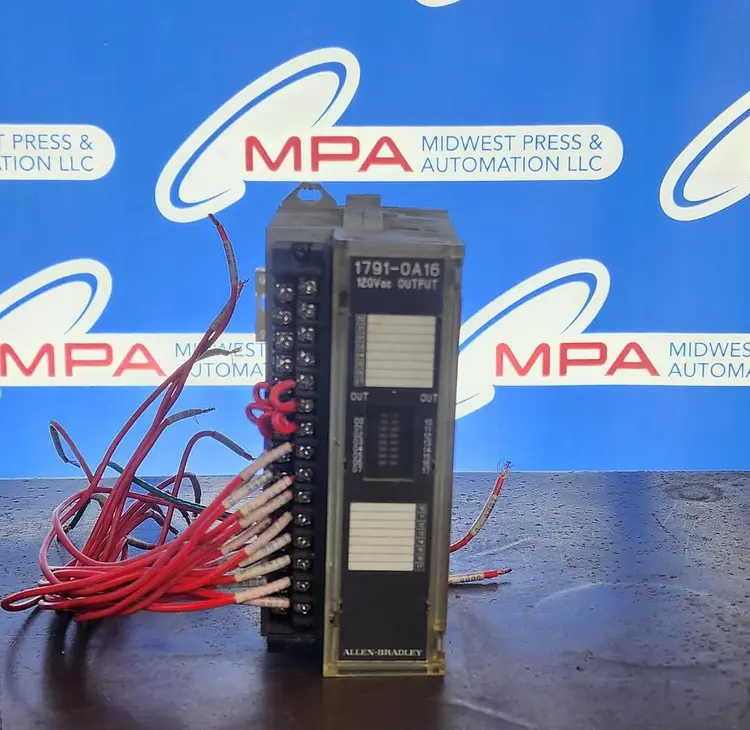 Used ALLEN-BRADLEY 1791-0A16 PLC Input & Output Michigan US | Midwest Press and Automation #622235