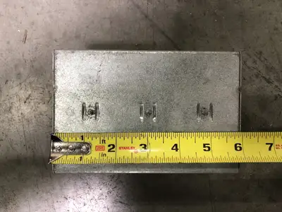 3-Gang Masonry Box, 6x4"