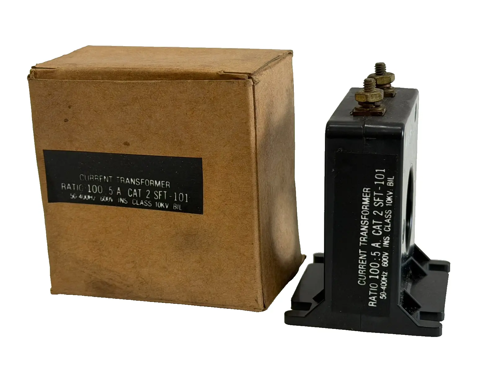 NEW E.I.L INSTRUMENTS 2-SFT-101 CURRENT TRANSFORMER 100:5 2SFT101