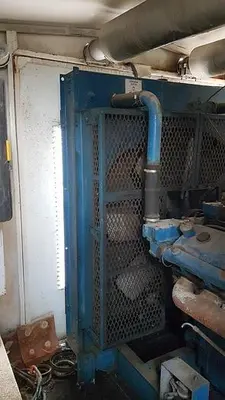 USED OILWELL S-856-10, (FORMERLY S-824-10) 5 3/4 X 8 TRIPLEX MUD / FRAC PUMP PACKAGE