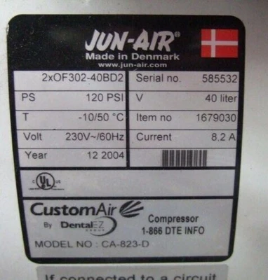 USED JUN-AIR CA-823-D