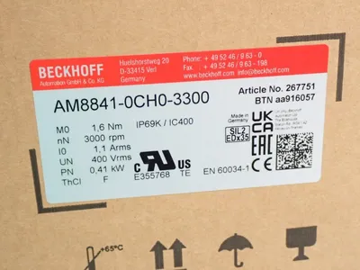 New | in-Stock BECKHOFF AM88410CH03300 Motors (misc) Ohio US | HGR 24 #870997