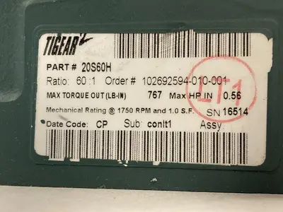 New | in-Stock DODGE 20S60H Speed Reducers | Surplus Asset Holdings #1204338