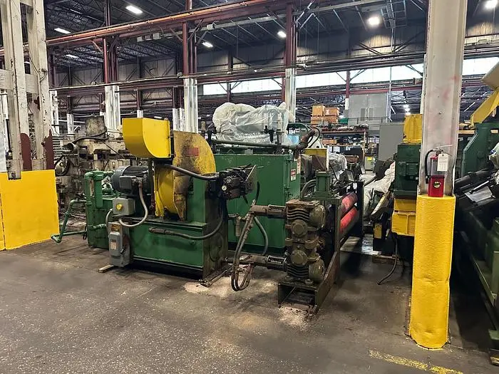 72” x .500” TWO (2) PRO-ECO SLITTER HEADS WITH PINCH ROLLS, SIDE GUIDES & FEED-UP DRIVE