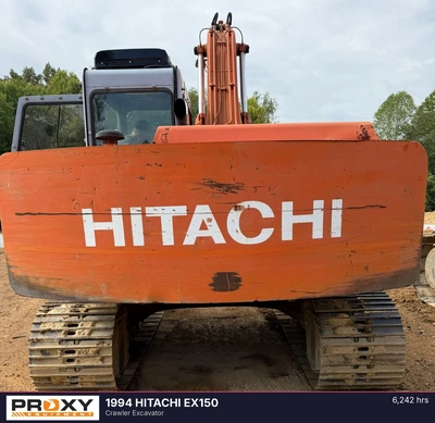 Used 1994 HITACHI EX150 Crawler Excavators Kentucky US | Proxy Equipment #1486183