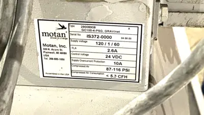 Used Motan GC100-4-PSG Hopper Blending Feeding Equipment Michigan US | Maverick Industrial Sales #1454251