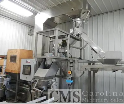 USED ACTION PAC AUTOMATIC MULCH BAGGING LINE