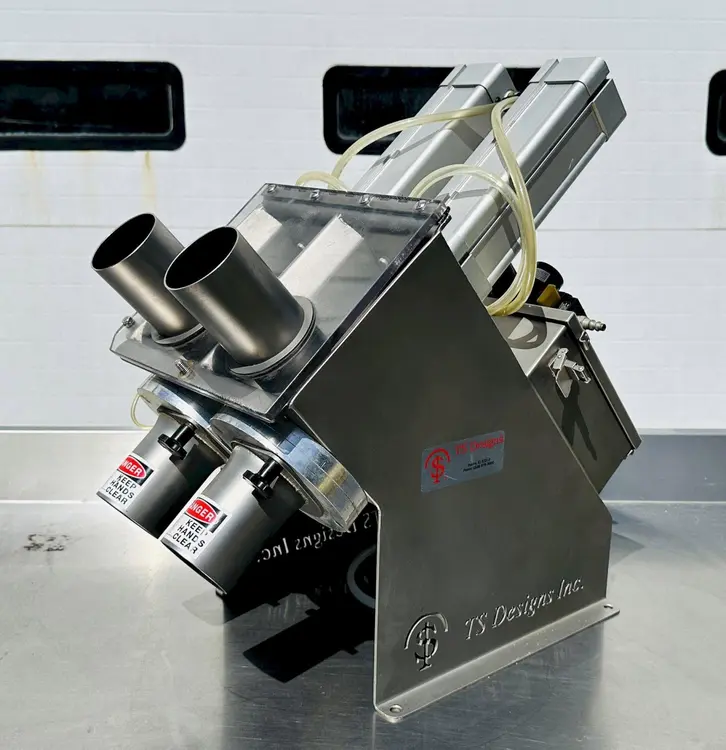Used 2019 TS DESIGNS INC. WDGR-B-4  |  DUAL AIR WEDGER Food Production Lines Ohio US | Portage Packaging Systems, Inc. #394160