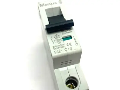 USED EATON MOELLER MINIATURE CIRCUIT BREAKER 1-POLE
