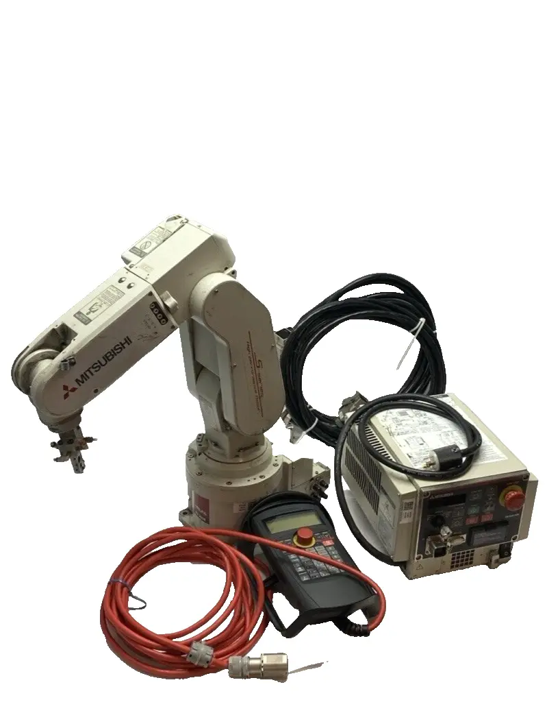 Used Mitsubishi Industrial Robot, Melfa CR1DA-771-S15 Control and R32TB Pendant Robots Michigan US | Maverick Industrial Sales #1401603