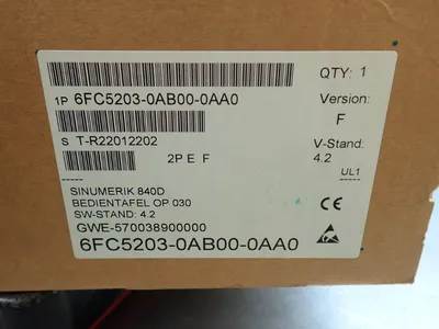 New | in-Stock SIEMENS 6FC52030AB000AA0 Electrical Panels | HGR 24 #737055
