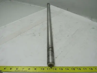 1-1/4" X 28-3/4" Aluminum Conveyor Roller W/3/16" Spring Loaded Shaft