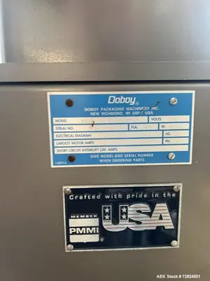 Used DOBOY MUSTANG IV Flow Wrappers Illinois US | Aaron Equipment #86890