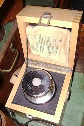 1345-385 Like New Sartorius #10F, 10 KG., Chrome Balance Calibration Weight
