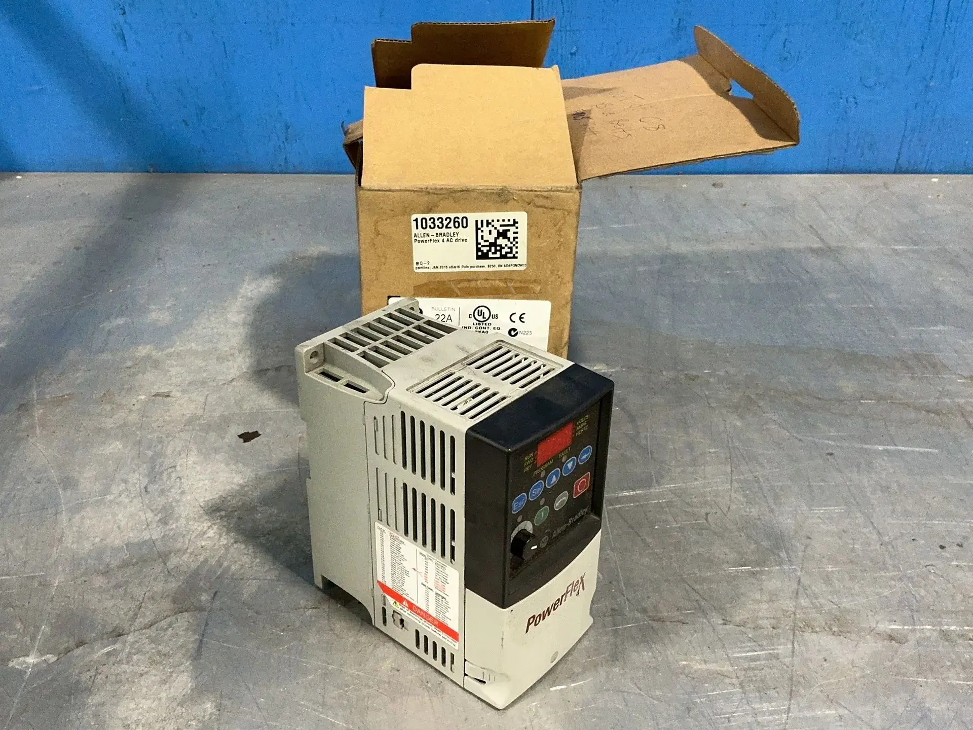 Used 2008 ALLENBRADLEY 22AD1P4N104 Variable Speed Drives Ohio US | HGR 24 #1326064