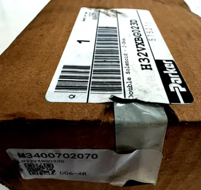 NEW PARKER H32VXBG023D DOUBLE SOLENOID VALVE
