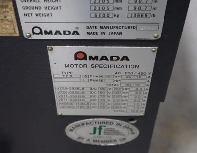 AMADA FBD 8025NT Brakes (Press Brakes) | Mohawk Machinery (5)