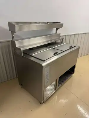 Used Nelson Used Nelson BD-8RB Double Row Ice Cream Dipping Cabinet 115V Ice Cream Equipment Illinois US | Falcon Restaurant Supply #1375056