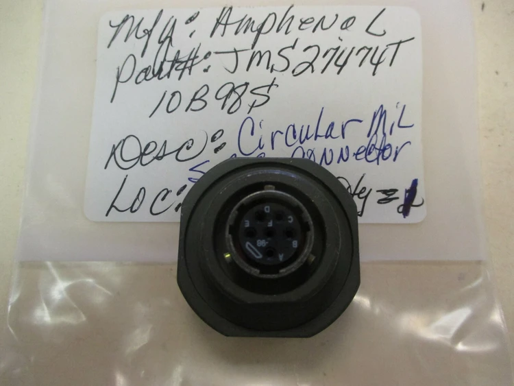 New | in-Stock Amphenol JMS27474T10B98S Cable & Wire Arizona US | ASSET CONVERSION SPECIALISTS, INC. #307060