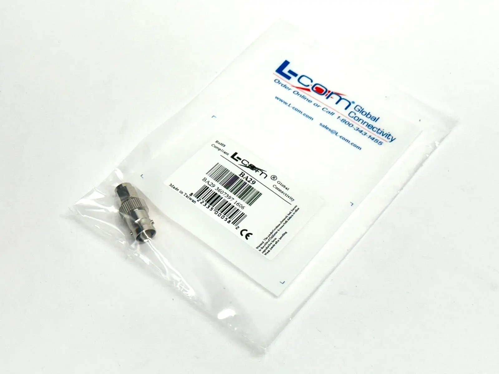 New | in-Stock L-Com BA29 Connector Accessories Michigan US | Maverick Industrial Sales #1392853