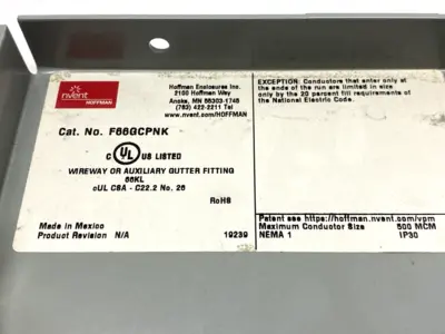 New | in-Stock Hoffman F66GCPNK, 52830 Electrical Boxes Michigan US | Maverick Industrial Sales #1487646