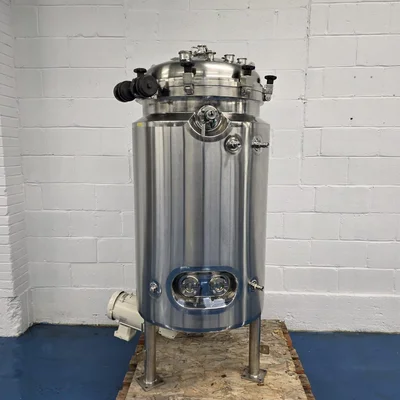 INOX Bottom Homogenizing Emulsifying Mixing Tank 200lt Hingh Sear Mixer 316 S/S INOX GRF # 7616