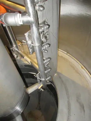 De Laval 60 x 30 perforate basket centrifuge, 316SS.