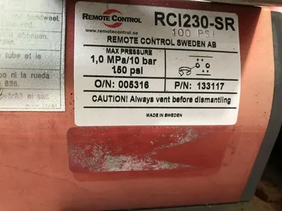 Rotork-Skilmatic 413 Hydraulic Powered RCI230-SCR Scotch Yoke Actuator 100PSI