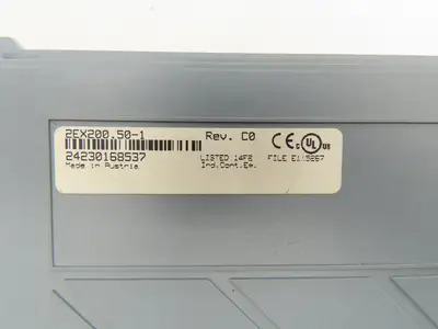B&R Automation 2EX200.50-1 2EX200.50-1 EX 100 PLC Bus Controller Module Rev C0