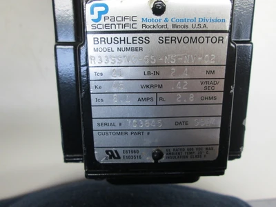 Pacific Scientific R33SSNC-SS-NS-NV-02 Electrical | Global Machine Brokers, LLC (7)