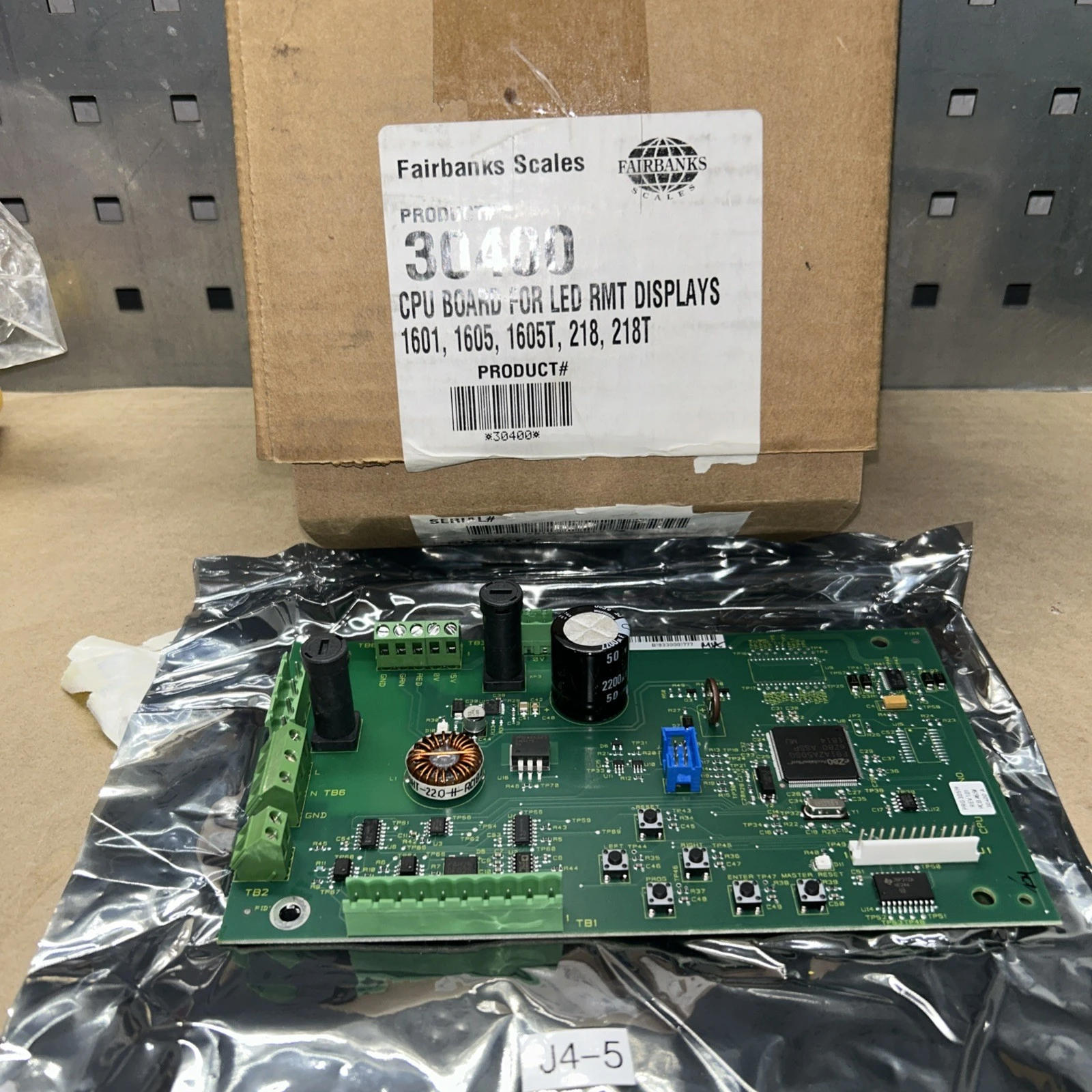 Fairbanks Scales CPU Board For LED RMT Displays 1601,1605,1605T,218,218T