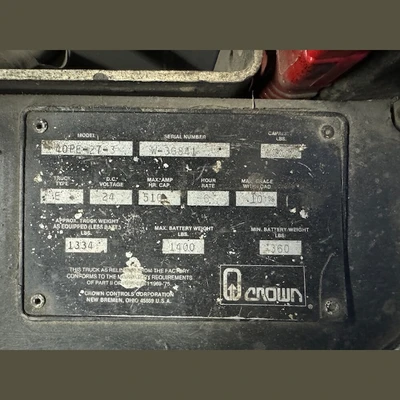 USED CROWN CONTROLS CORP. 40PE-27-3