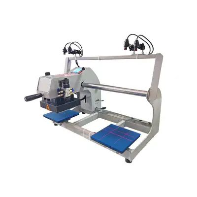 Used _UNKNOWN_ MEM 6" x 6" Semi-Automatic Pneumatic Double Station Heat Press with Laser Positioning System Heat Presses Oklahoma US | Wide Image Solutions #1538281