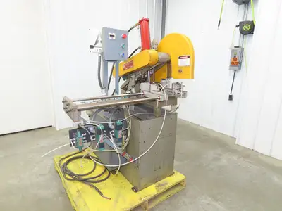 Everett 16 Cut Off Abrasive Metal Saw 16" Blade 5Hp Pneumatic Automation