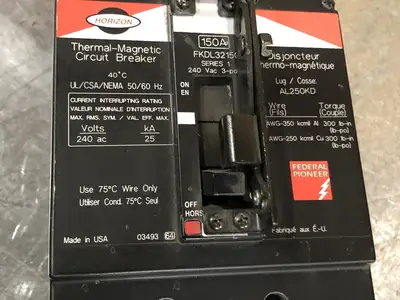 New | in-Stock FEDERAL PIONEER FKDL32150 Switchgears British Columbia CA | Lenmark #244390