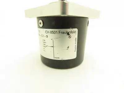 Baumer Electric BDW 06.05A4096-C1-9 Rotary Encoder 1-30VDC 10mm Shaft V035