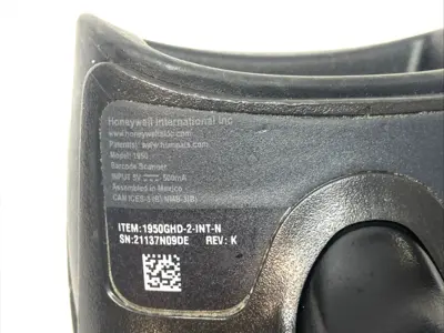 Used Honeywell Handheld Barcode Scanner NO CABLE Barcode Scanners Michigan US | Maverick Industrial Sales #1427077