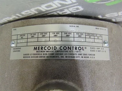 Mercoid Control DAH-31-804-2 Vacuum Pressure Switch New NIB