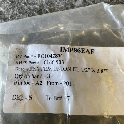 New | in-Stock Saint-Gobain IMP86EAF Valves/Fittings California US | Davliegogo LLC #1732653