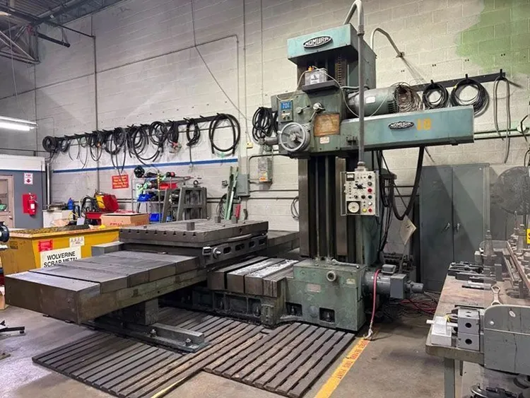Used NOMURA B-100WR Horizontal Table Type Boring Mills New York US | Prime Machinery #1128786