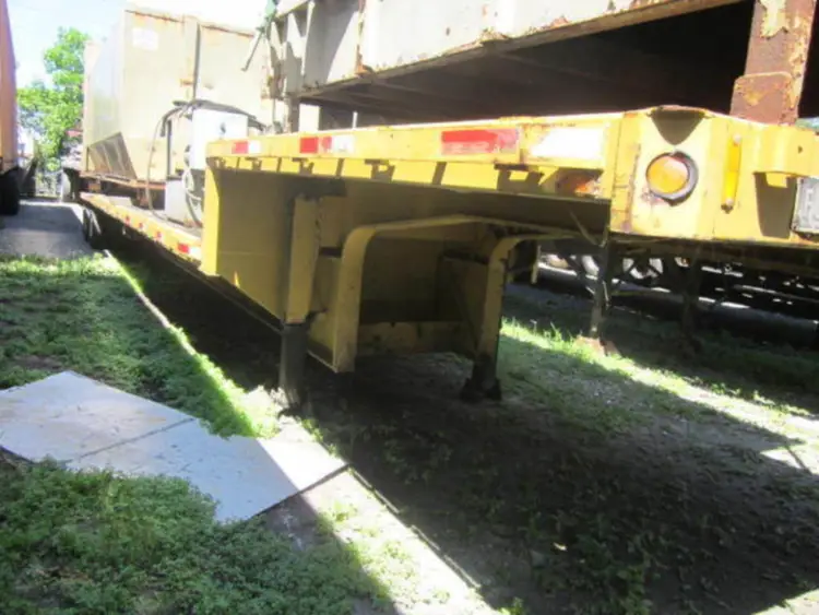 Used FONTAINE 40 TON HD DROP DECK TRAILER Lowboy Trailers Florida US | USA Transequipment #1542548