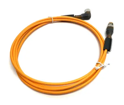 RST 4-RKWT 4-251/2M | Lumberg Automation  Connection Cable M12 M/F 4-Pin Rt Angle - New – Open box