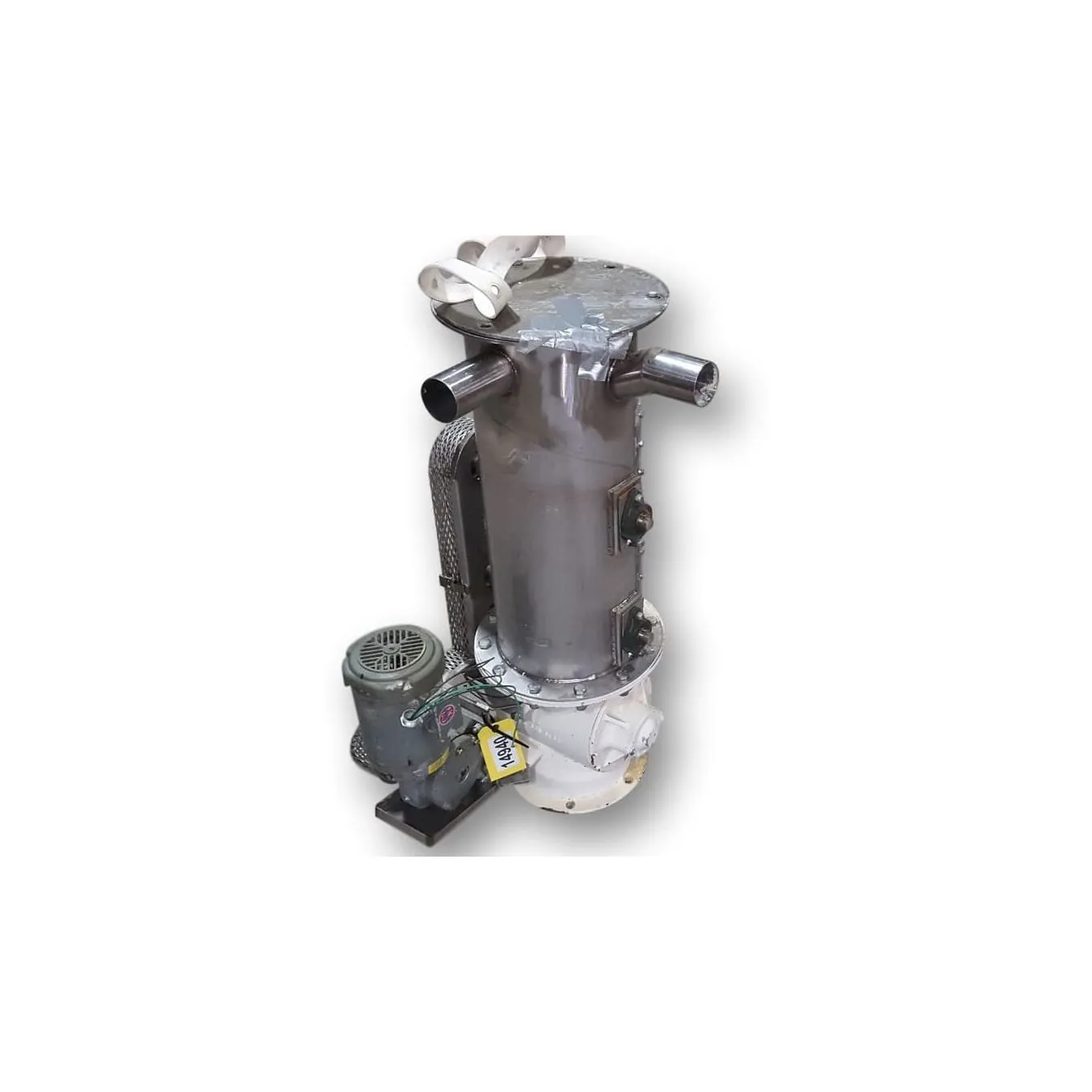 Used 10x12 Semco Rotary Airlock valve with Dual Shaft Agitated lump breaker