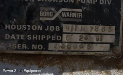 USED BYRON JACKSON 3X4X8.5 DVMX