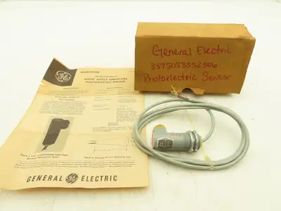General Electric 3S7505SS523E6 Photoelectric Sensor Right-Angle 6' Cord