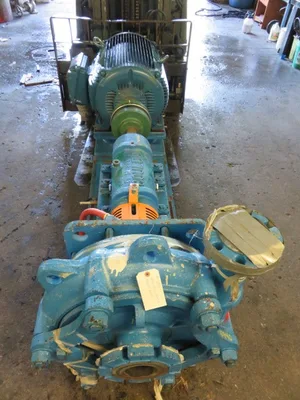 Goulds pump model 5500 Severe Duty Slurry pump size 3x4-17 material HC600 , Unused Spare Room
