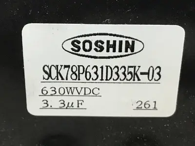 USED SOSHIN SCK78P631D335K-03