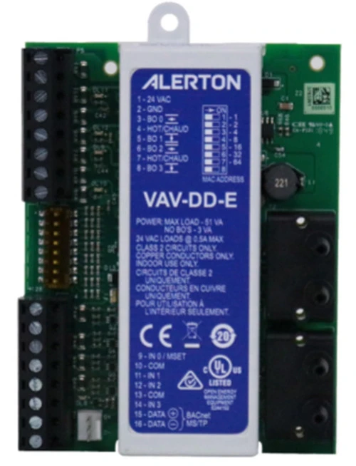 Alerton VAV-DD-E Dual-Duct VAV Controller, 4 Universal Inputs [New]