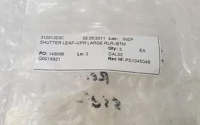 SHUTTER LEAF- UPR LARGE RLR-BTM