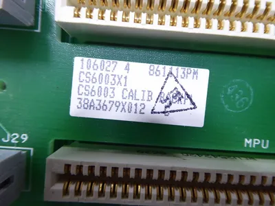 Fisher 38A3679X012 Provox Calibrator Backplane Assembly CS6003 Rev. C Used